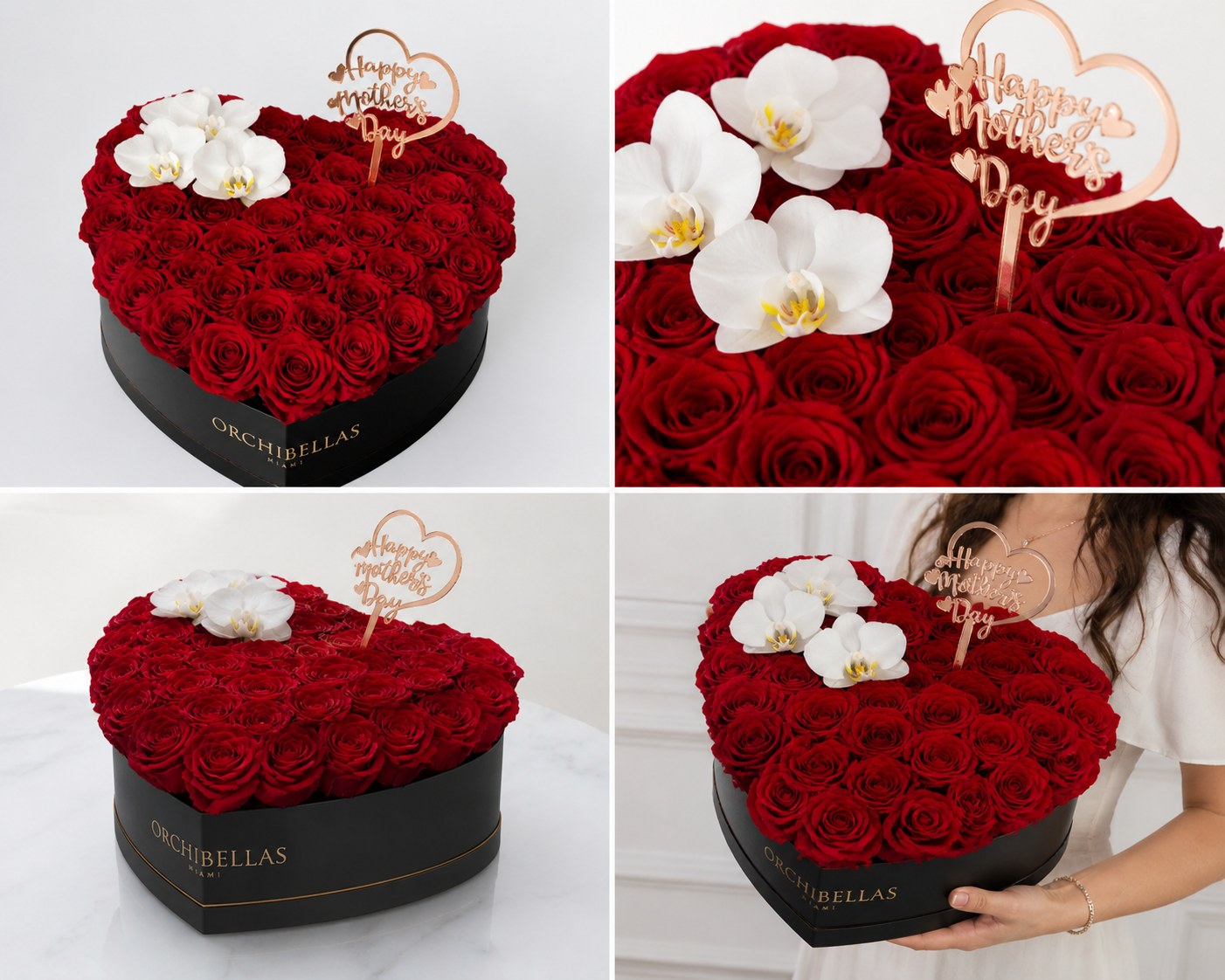 The Signature Heart – Luxury Roses for Mom