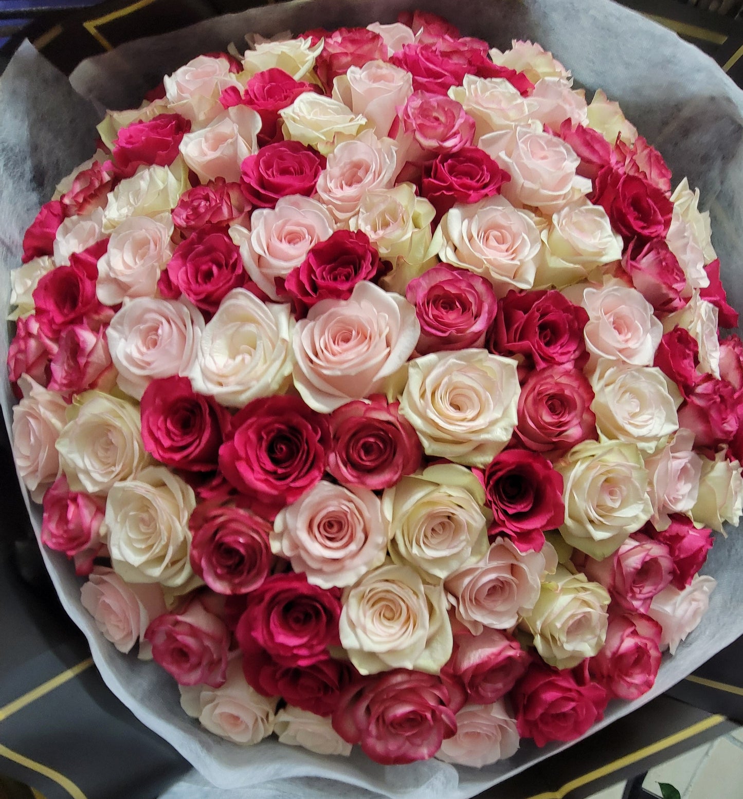 Blush Garden for Mom – Signature Rose Bouquet