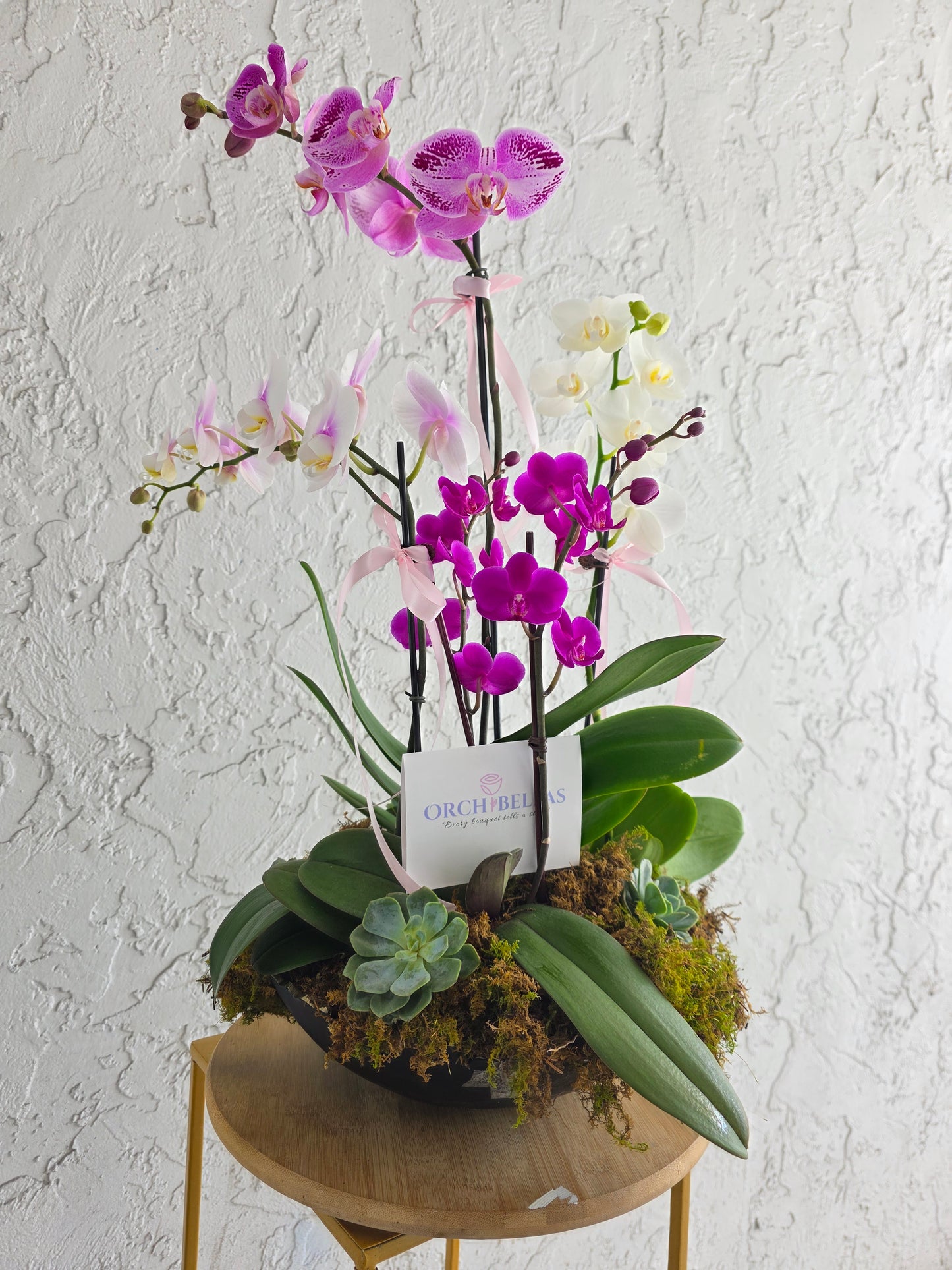 Purple Orchid Garden Arrangement