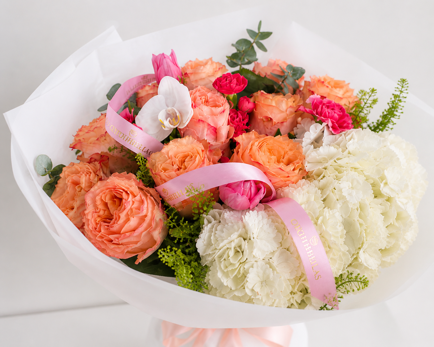 Orchibellas Designer’s Choice – Luxury Bouquet for Mom